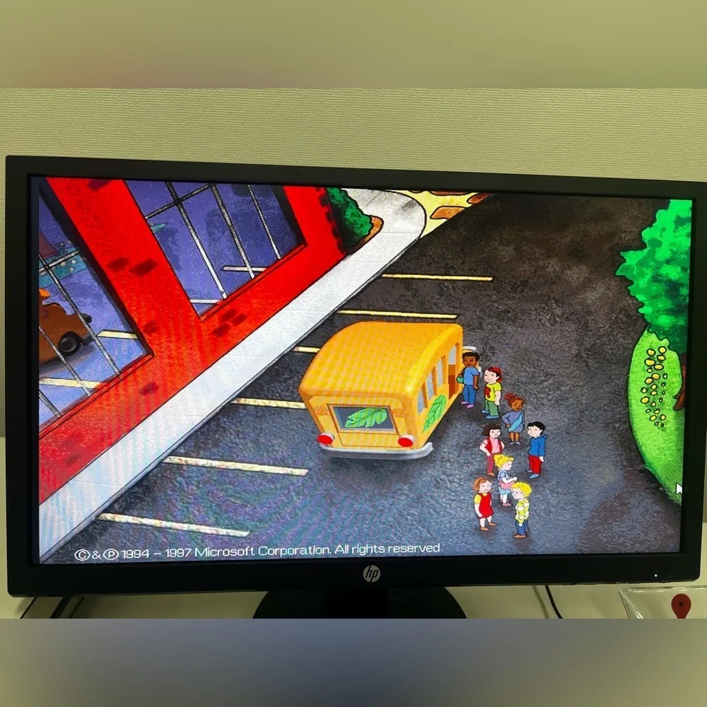 The Magic School Bus Explores the Rainforest Microsoft PC CD-ROM Game